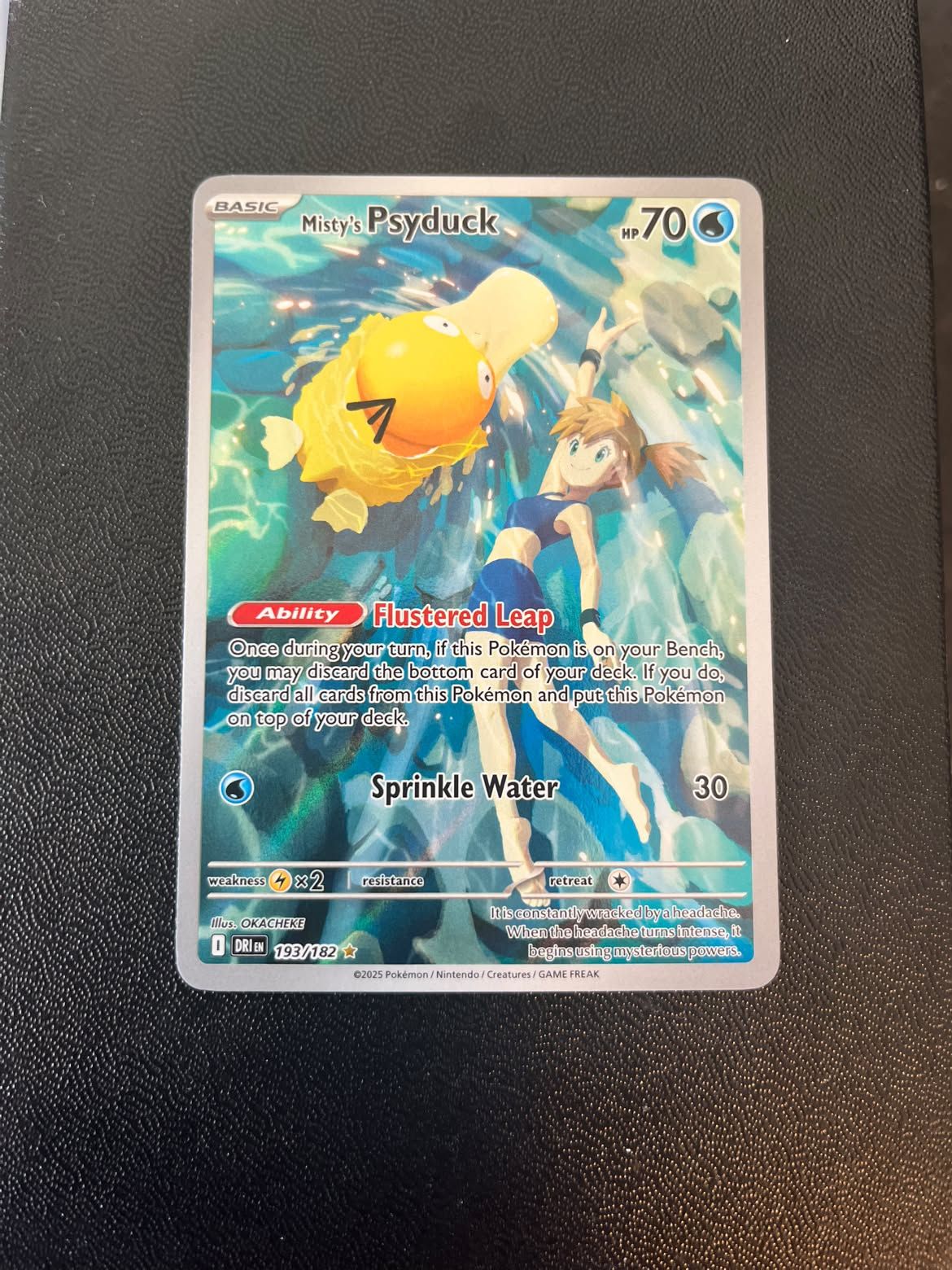 Misty's Psyduck 193 Destined Rivals - Near Mint (Se billeder af det konkrete kort)