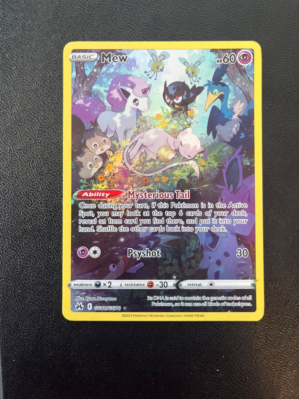 Mew GG10 Crown Zenith - Near Mint (Se billeder af det konkrete kort)
