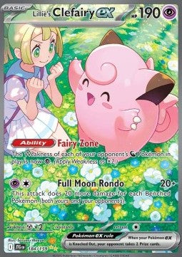 Lillie's Clefairy ex Journey Together 184 (Se billeder af det konkrete kort)