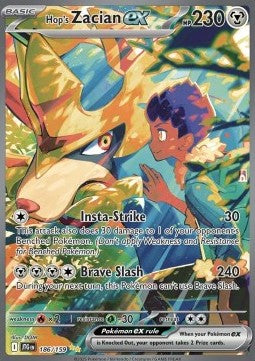 Hop's Zacian ex – JTG 186