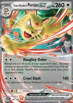 Team Rocket's Persian ex – (Destined Rivals 150/182)