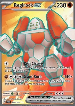 Regirock ex – (Destined Rivals 214/182)