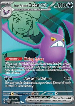 Team Rocket's Crobat ex DRI 217 Destined Rivals