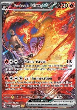 Team Rocket's Moltres ex 229 Destined Rivals - Tjek Billeder