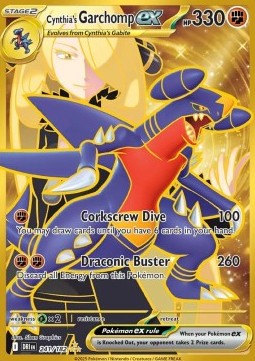Cynthia’s Garchomp ex – (Destined Rivals 241/162)