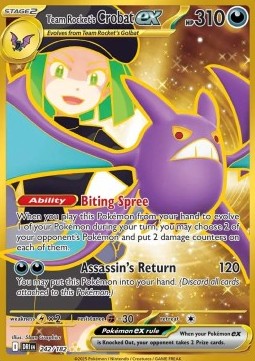 Team Rocket's Crobat ex – (Destined Rivals 242/182)
