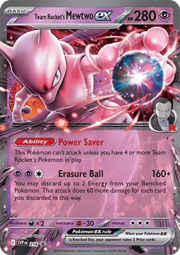 Team Rocket's Mewtwo ex 216 SV Black Star Promos