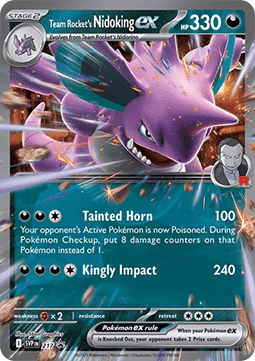 Team Rocket's Nidoking ex – (SVP Black Star Promo SVP 217)