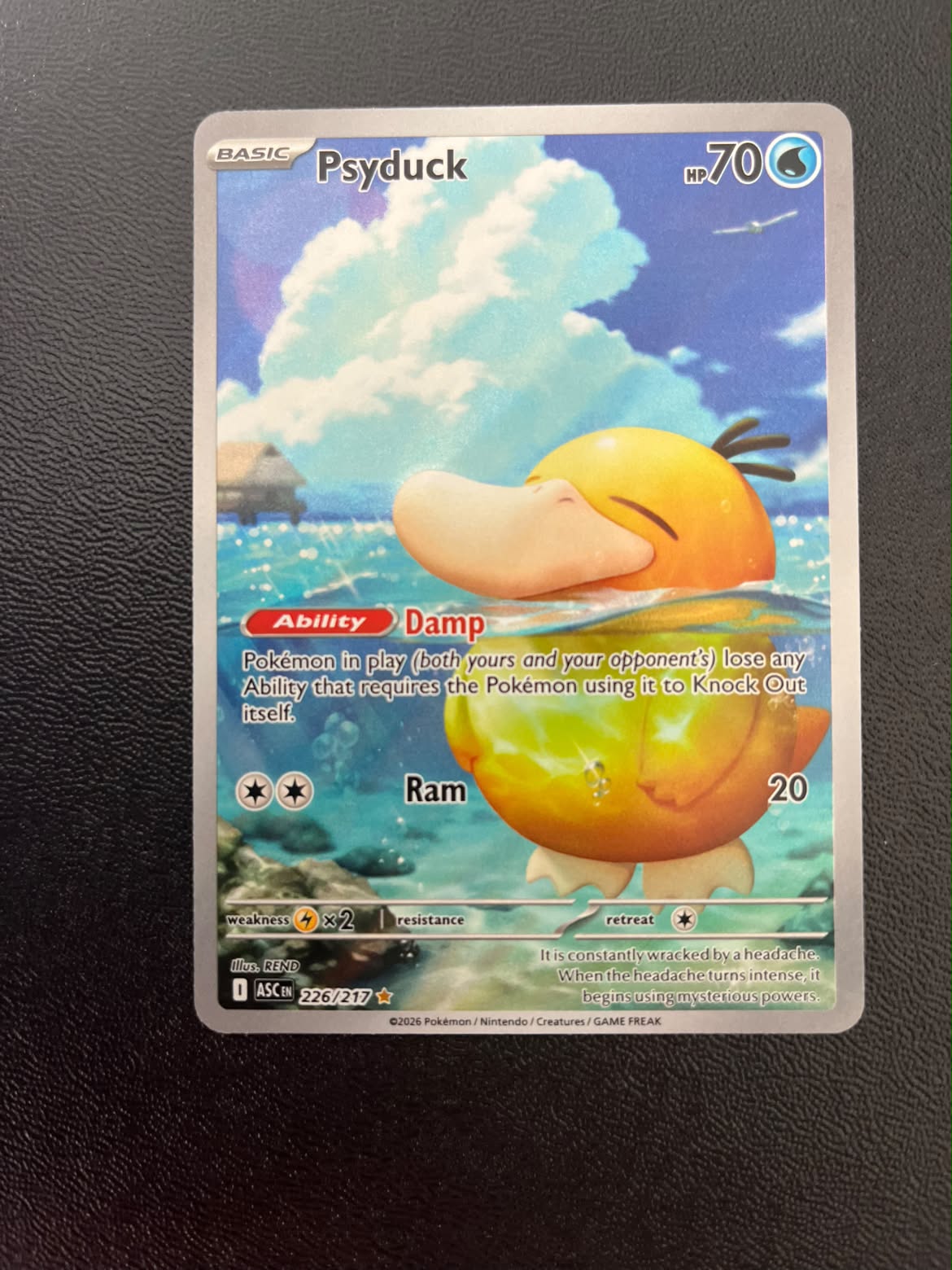 Psyduck Ascended Heroes 226 (Se billeder af det konkrete kort)