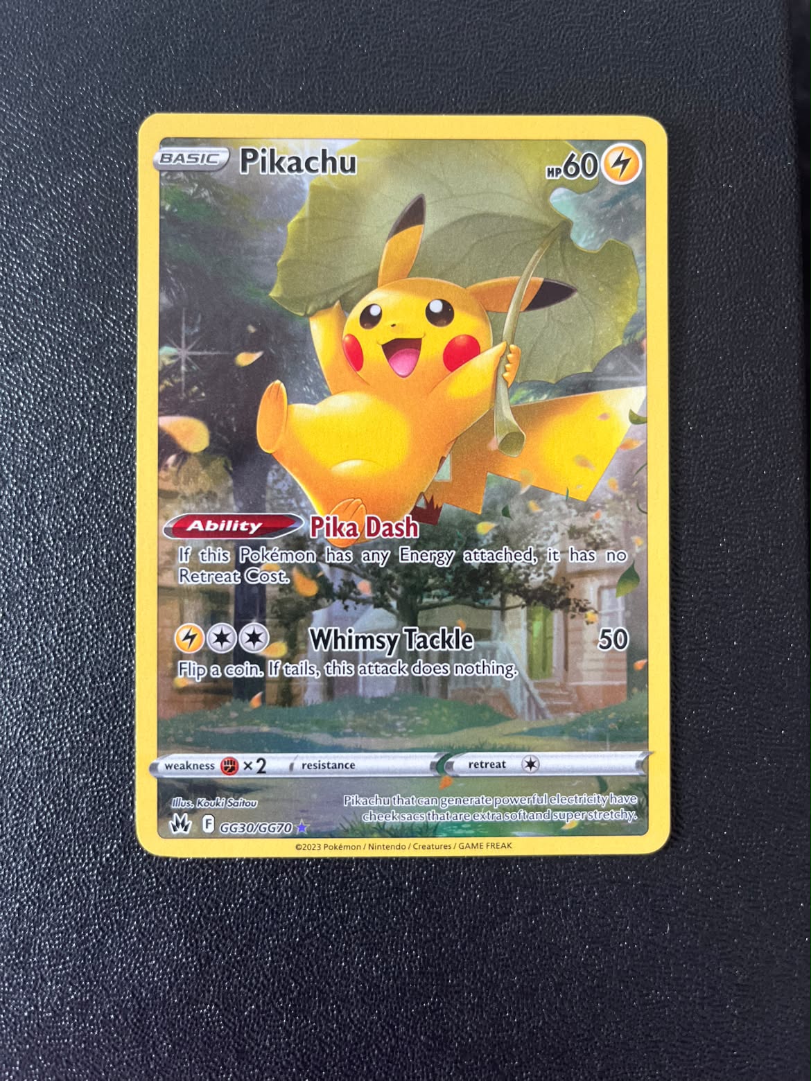 Pikachu Crown Zenith GG30 (Se billeder af det konkrete kort)