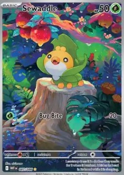 Sewaddle 087/086 White Flare - Illustration Rare