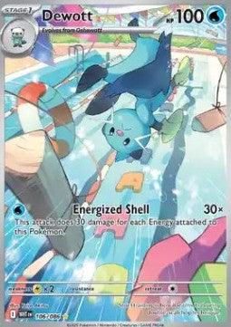 Dewott 106 White Flare - Illustration Rare