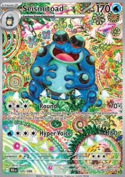 Seismitoad 105 Black Bolt - Illustration Rare