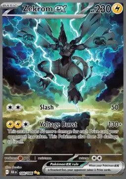 Zekrom ex Black Bolt 166 (Se billeder af det konkrete kort)