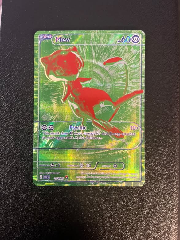 Mew 30th Celebration G/RGB (Se billeder af det konkrete kort)