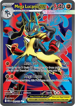 Mega Lucario ex – (Mega Evolution 160)