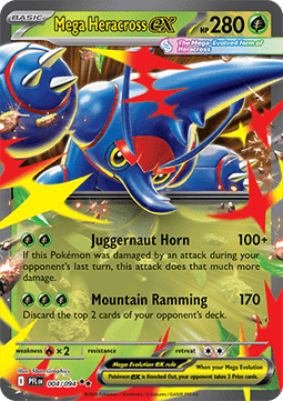 Mega Heracross ex – (Phantasmal Flames 004)
