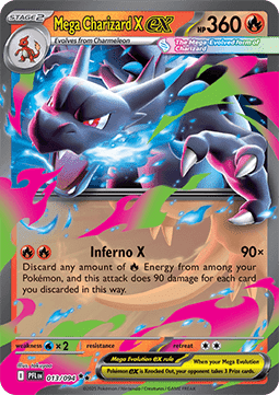 Mega Charizard X ex – Phantasmal Flames 013