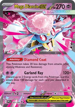 Mega Diancie ex – (Phantasmal Flames 041)