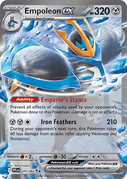 Empoleon ex – Phantasmal Flames 070