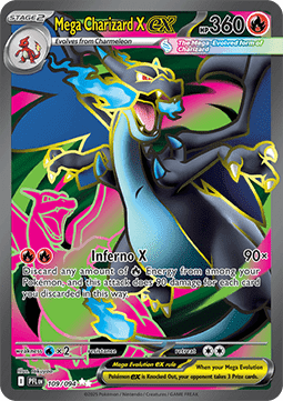 Mega Charizard X ex – (Phantasmal Flames 109)