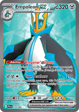 Empoleon ex – (Prismatic Evolutions 114)
