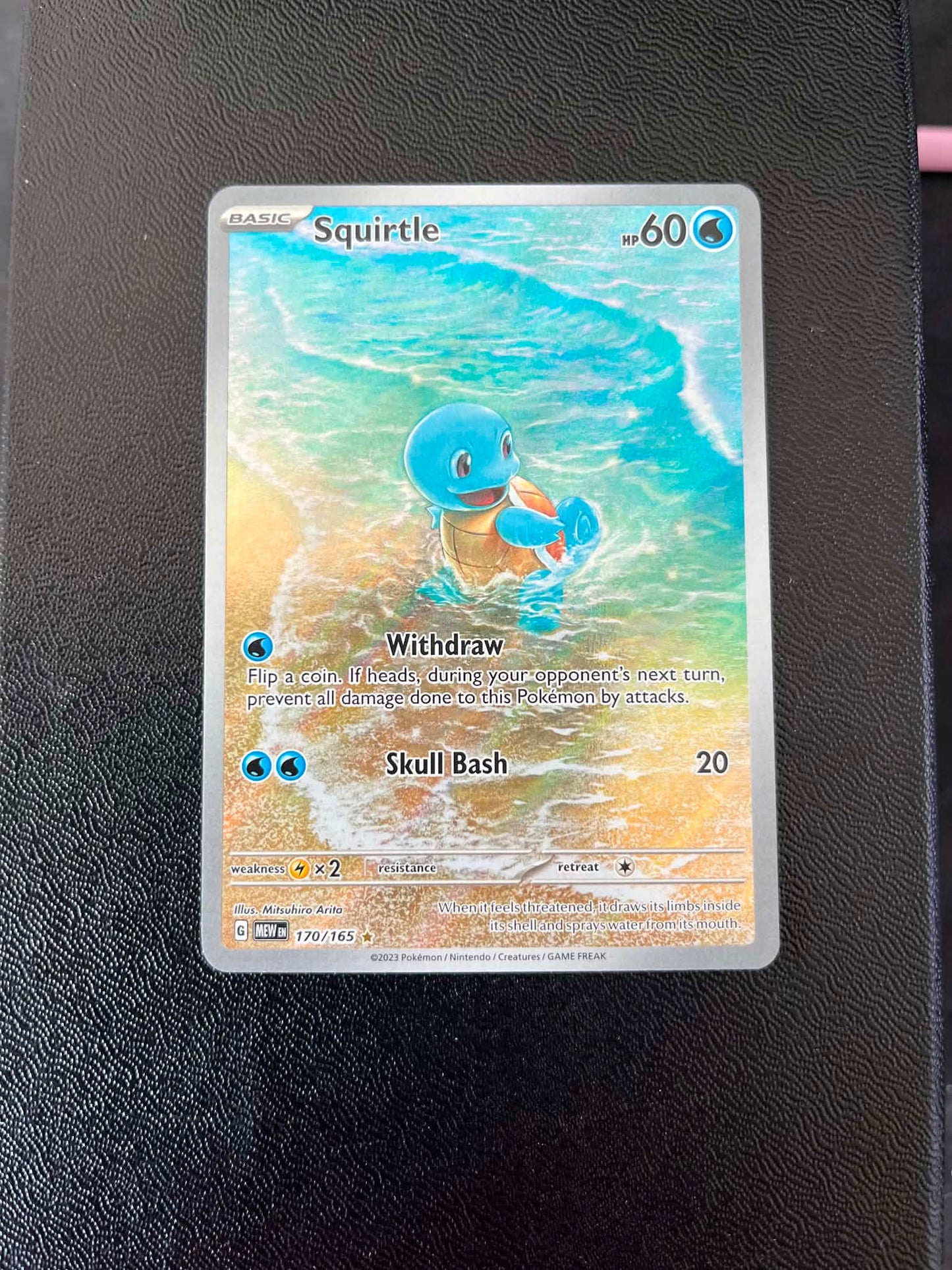 Squirtle 170/165 151 - Illustration Rare - Near Mint - Tjek billeder