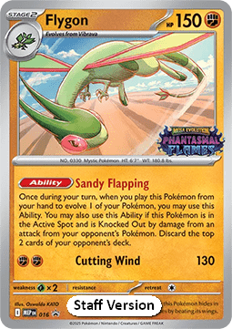 Flygon MEP 016 MEP Black Star Promos - Staff Promo