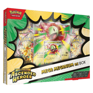 Pokémon TCG: Mega Evolution – Ascended Heroes EX Box – Mega Meganium ex
