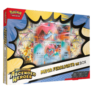 Pokémon TCG: Mega Evolution – Ascended Heroes EX Box – Mega Feraligatr ex