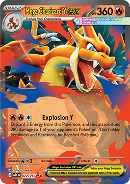 Mega Charizard Y ex – ASC 022