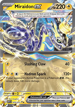 Miraidon ex (ASC 073)14.01Miraidon ex – Ascended Heroes 073