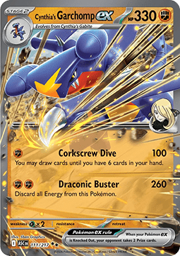 Cynthia's Garchomp ex ASC 111 Ascended Heroes