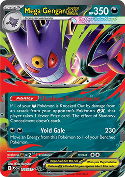 Mega Gengar ex ASC 125 Ascended Heroes - Special Illustration Rare