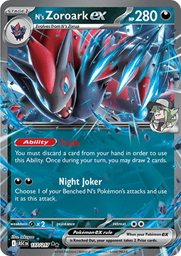 N's Zoroark ex (ASC 137) Ascended Heroes - Double Rare