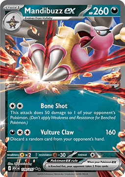 Mandibuzz ex – (Ascended Heroes ASC 139)