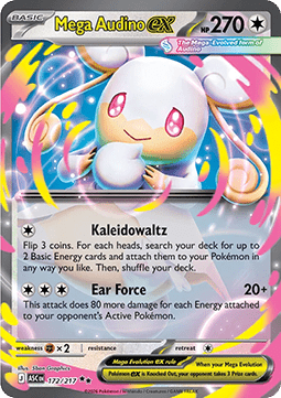Mega Audino ex – (Ascended Heroes 172)
