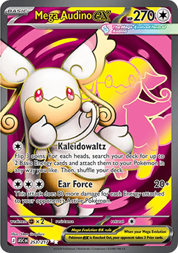 Mega Audino ex – (Ascended Heroes 253)