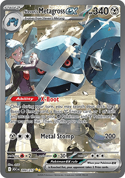 Steven's Metagross ex – (Ascended Heroes ASC 289)