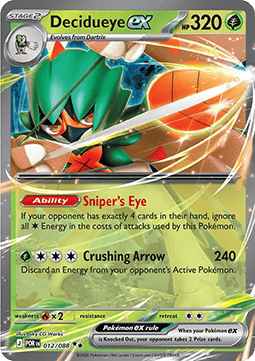 Decidueye ex #012/088 Double Rare — Perfect Order