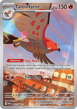 Talonflame #091/088 Illustration Rare — Perfect Order