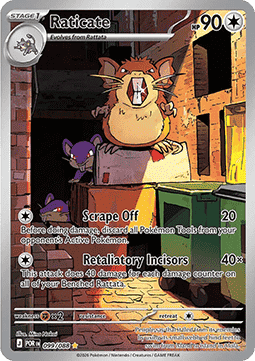 Raticate #099/088 Illustration Rare — Perfect Order