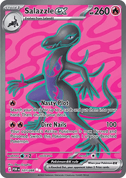 Salazzle ex #101/088 Full Art Ultra Rare — Perfect Order