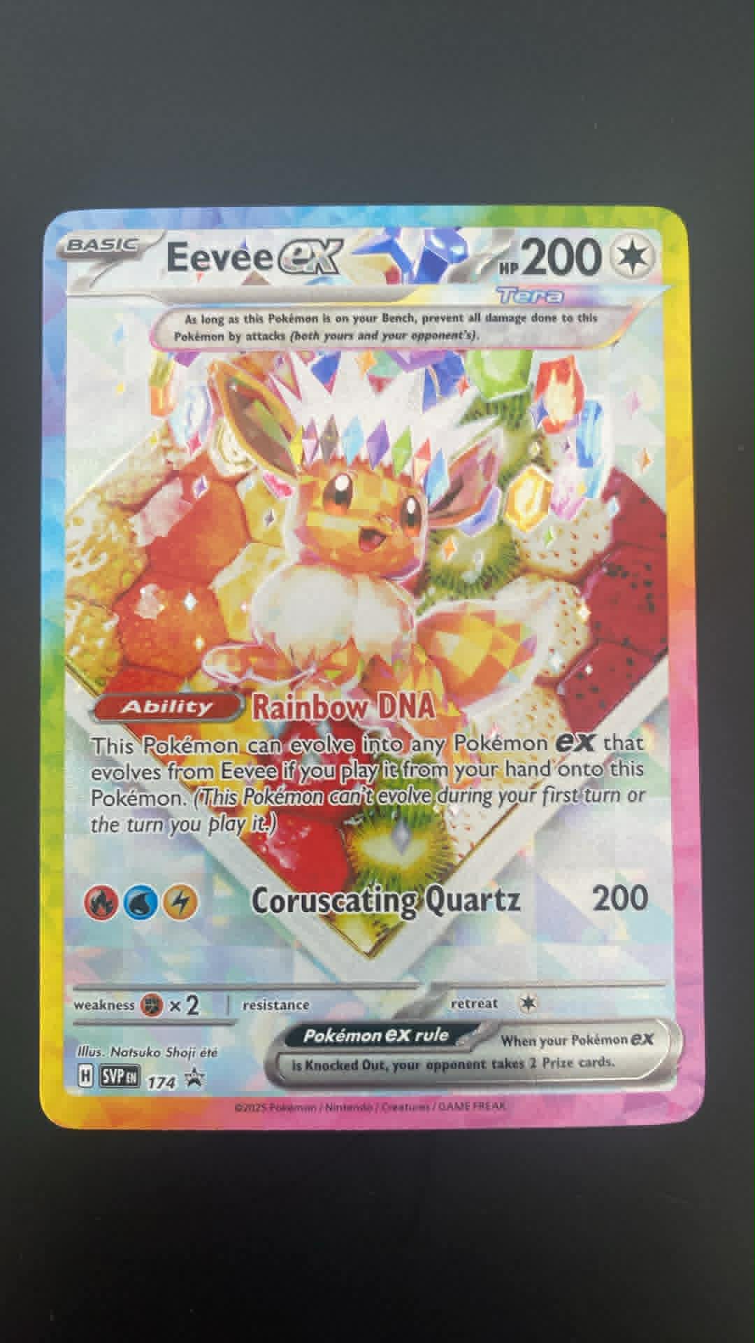 Eevee ex – Black Star Promo (SVP 174) – Scarlet & Violet Promos