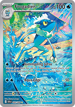 Frogadier 089/086 Chaos Rising - Illustration Rare