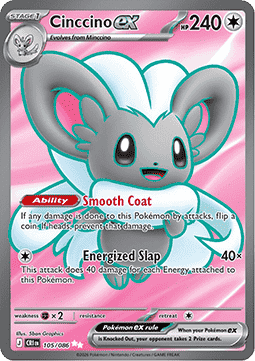 Cinccino ex 105 Chaos Rising