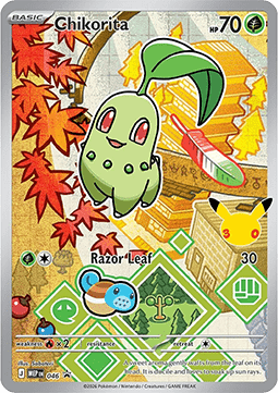 Chikorita 046 MEP Black Star Promos - Promo