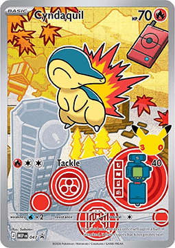 Cyndaquil 047 MEP Black Star Promos - Promo