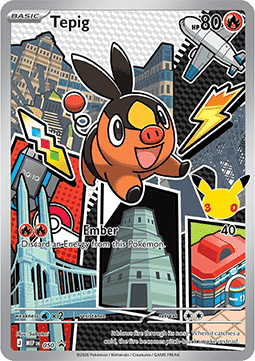 Tepig MEP 050 MEP Black Star Promos - Promo