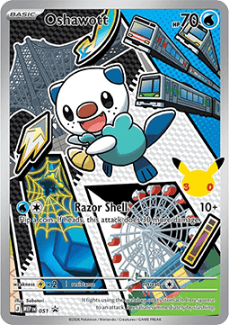 Oshawott MEP 051 MEP Black Star Promos - Promo